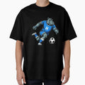 Football Soccer Hippopotamus T-Shirt - Casual Everyday Wear for Adults - T-Shirt, Sweatshirt, Hoodie