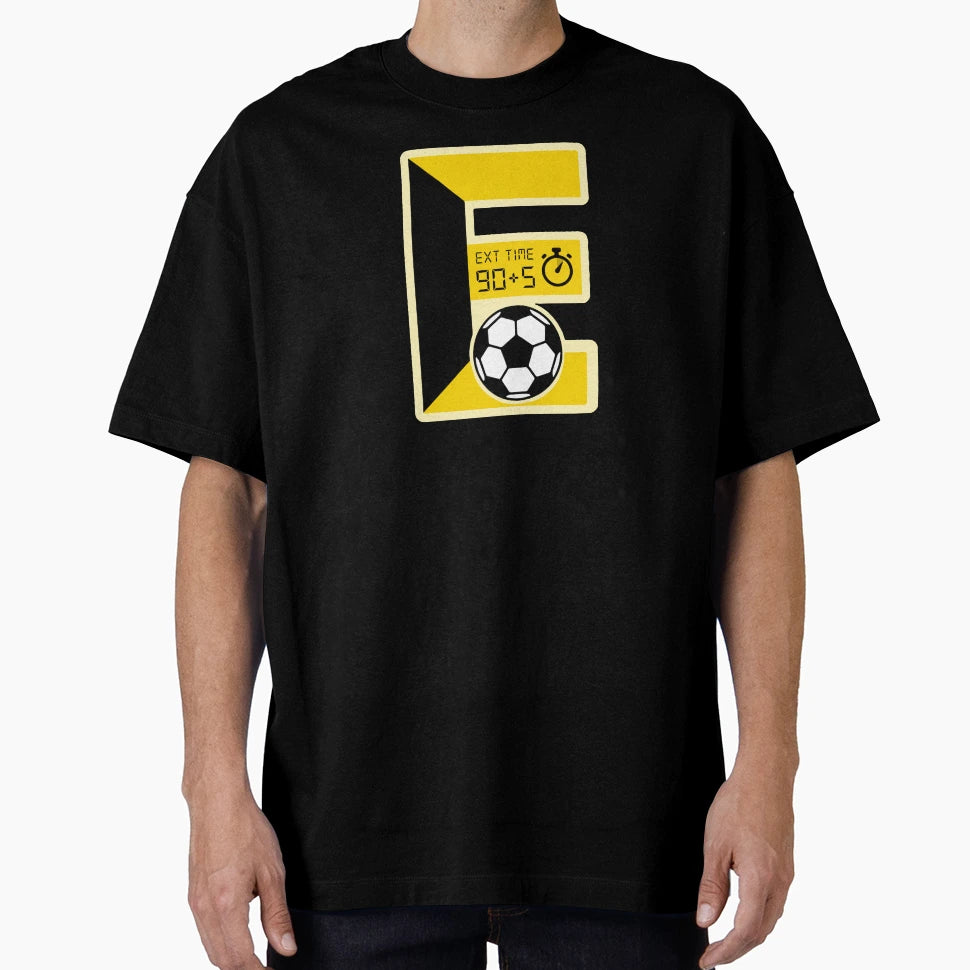 Extra Time Football Monogram E Equalizer T-Shirt - Unique Graphic Unisex - T-Shirt, Sweatshirt, Hoodie