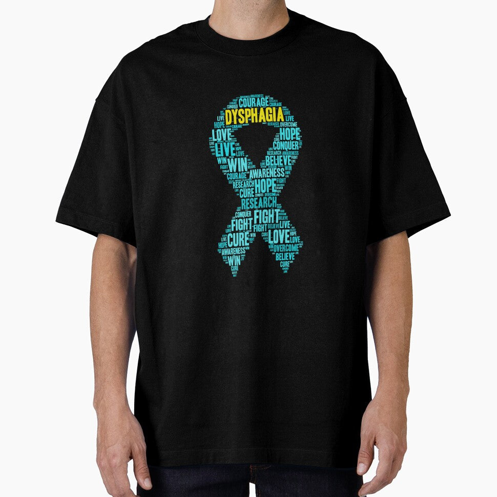 Dysphagia Awareness Month Ribbon by easyfuntees - Adult & Kids T-Shirts, Sweatshirts & Hoodies apparel design preview 1