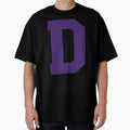 Alphabet Purple D Sports Letter D T-Shirt - Graphic Print for Adults - T-Shirt, Sweatshirt, Hoodie