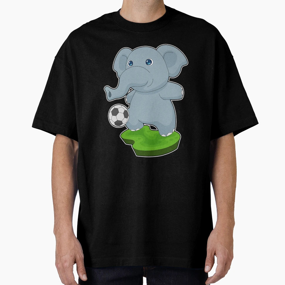 Elephant Soccer Player Soccer T-Shirt - Casual Everyday Wear for Adults - T-Shirt, Sweatshirt, Hoodie
