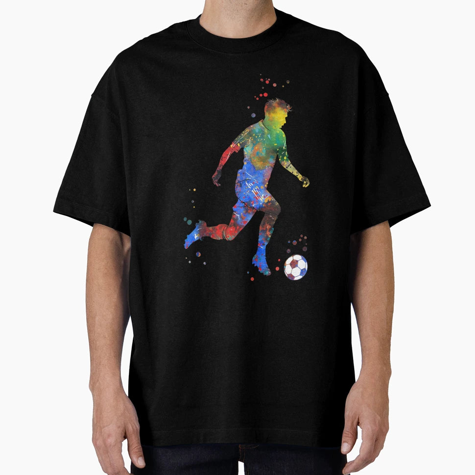 Male Soccer Player T-Shirt - Streetwear Style Men Women - T-Shirt, Sweatshirt, Hoodie
