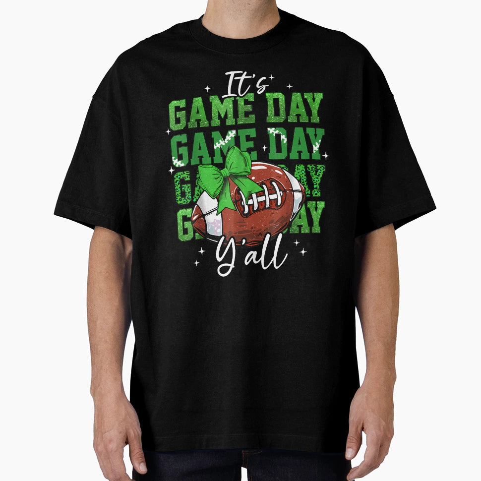 It S Game Day Y All Football T-Shirt - Aesthetic Graphic for Adults - T-Shirt, Sweatshirt, Hoodie