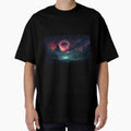 Dark Fantasy Landscape Black Hole Radiation by - Adult & Kids T-Shirts, Sweatshirts & Hoodies apparel design preview 1