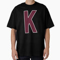 Letter K Bold Collegiate Font Varsity T-Shirt - Aesthetic Graphic Unisex - T-Shirt, Sweatshirt, Hoodie