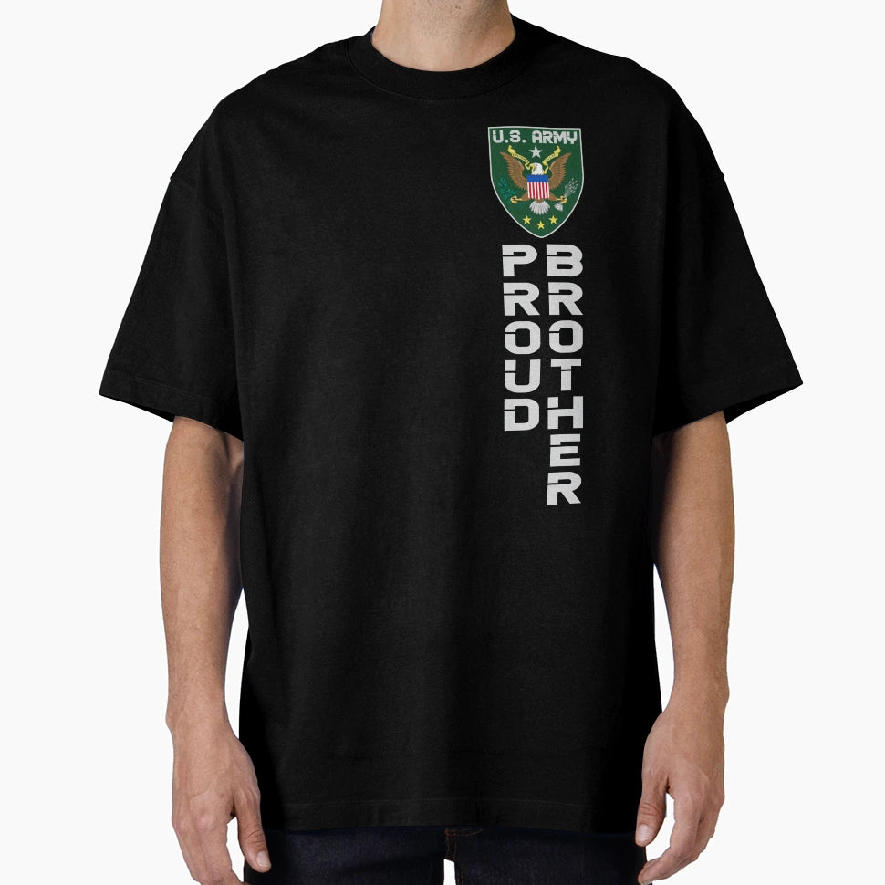 Proud Us Army Brother Soldier Bro 1976 T-Shirt - Aesthetic Graphic Unisex - T-Shirt, Sweatshirt, Hoodie