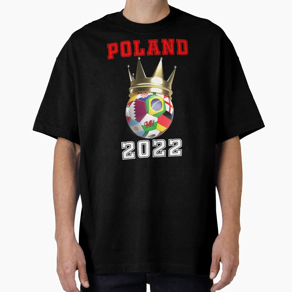 Poland Soccer Jersey T-Shirt - Streetwear Style Men Women - T-Shirt, Sweatshirt, Hoodie