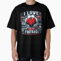 Love Game Football T-Shirt - Unique Graphic Men Women - T-Shirt, Sweatshirt, Hoodie