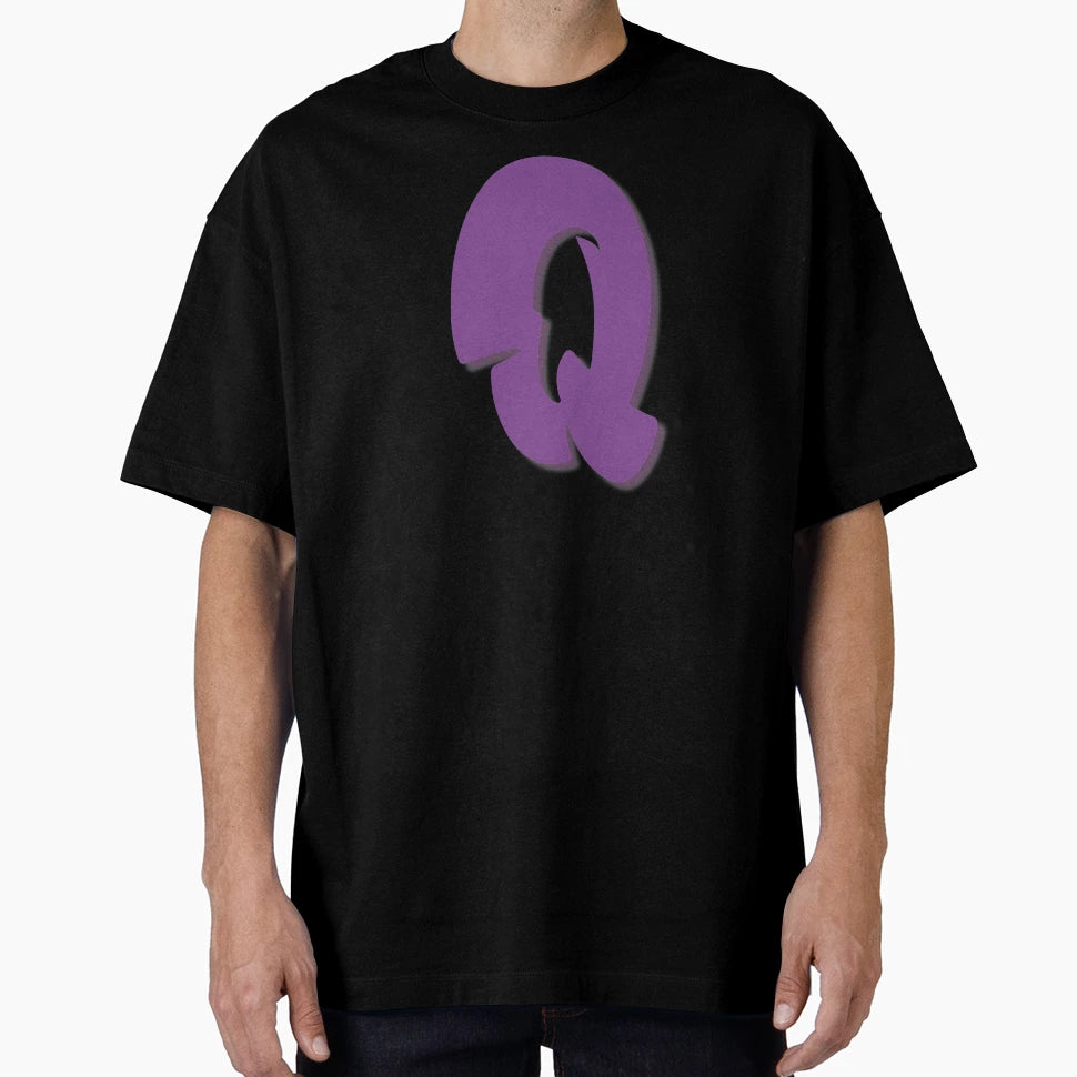 Purple Graffiti Letter Q T-Shirt - Unique Graphic Unisex - T-Shirt, Sweatshirt, Hoodie