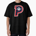 Penalty Kick Football Monogram P Pitch T-Shirt - Trendy Graphic for Adults - T-Shirt, Sweatshirt, Hoodie