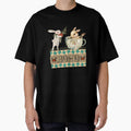 Elegant Boho Rabbit Tea Cup Collage by GorinART - Adult & Kids T-Shirts, Sweatshirts & Hoodies apparel design preview 1