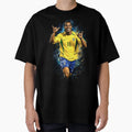 Ronaldinho R10 Football Legend T-Shirt - Custom Art Print Unisex - T-Shirt, Sweatshirt, Hoodie