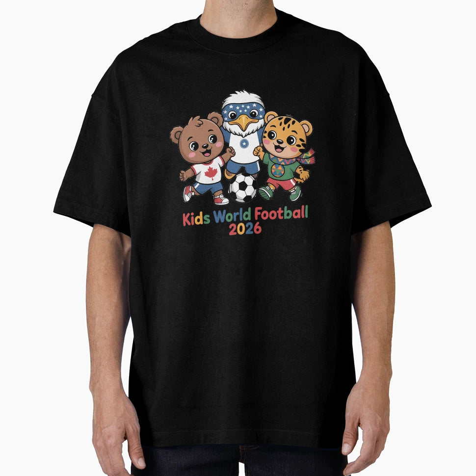 World Football Friends 2026 Cartoon Soccer T-Shirt - Graphic Print Unisex - T-Shirt, Sweatshirt, Hoodie