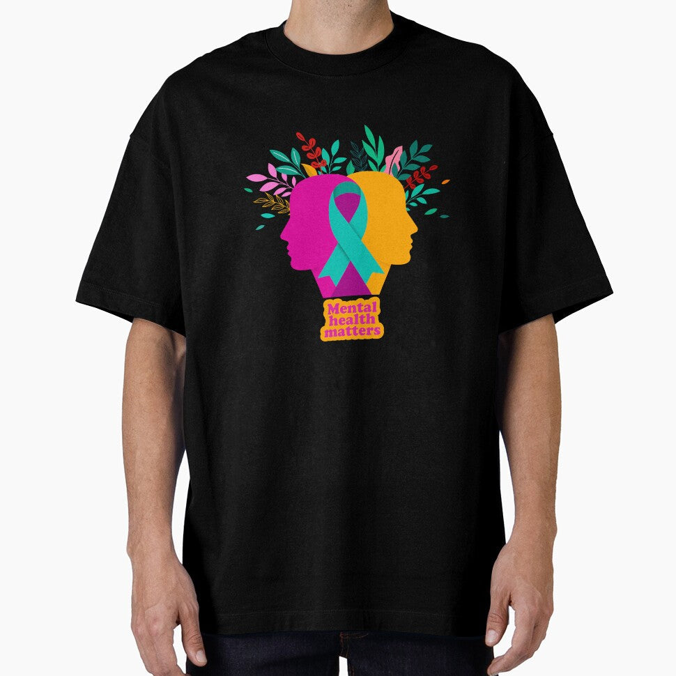 Mental Health Matters Positive Affirmation Quote for - Adult & Kids T-Shirts, Sweatshirts & Hoodies apparel design preview 1
