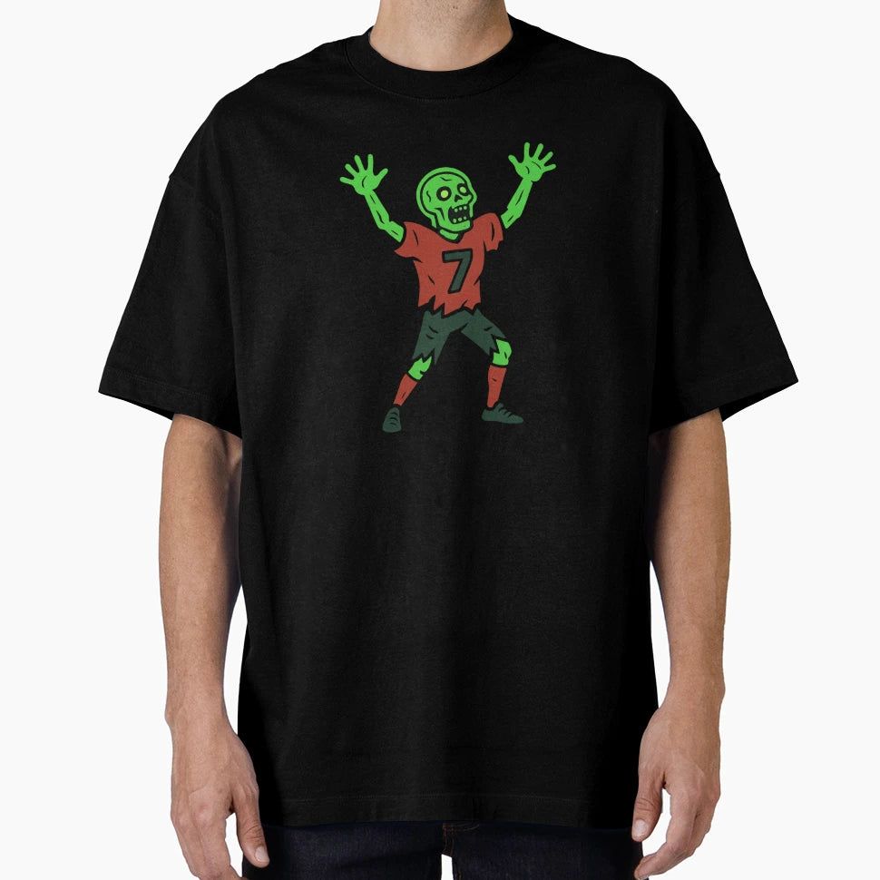 Zombie Soccer Football Goal Celebration T-Shirt - Minimalist Print Unisex - T-Shirt, Sweatshirt, Hoodie