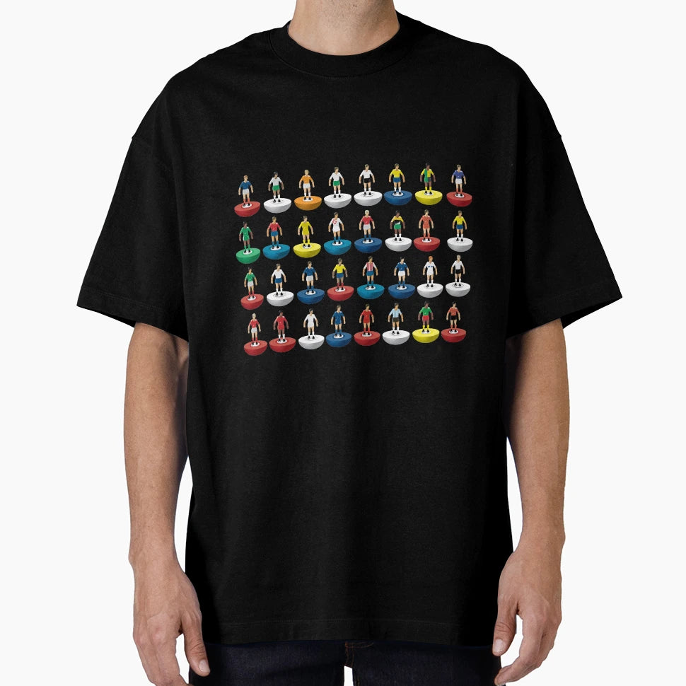 World Subbuteo Players T-Shirt - Minimalist Print Men Women - T-Shirt, Sweatshirt, Hoodie