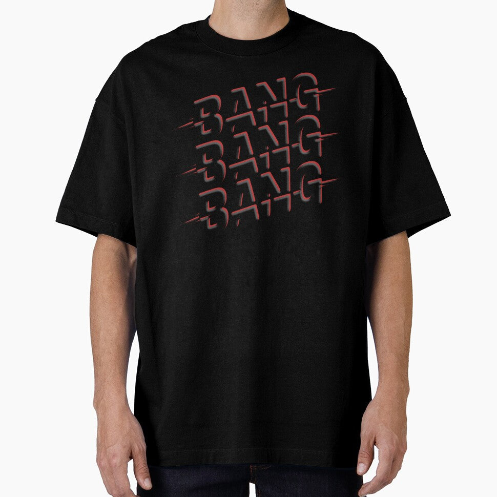 Bang Bold Glitch Typography by Meivelle - Adult & Kids T-Shirts, Sweatshirts & Hoodies apparel design preview 1