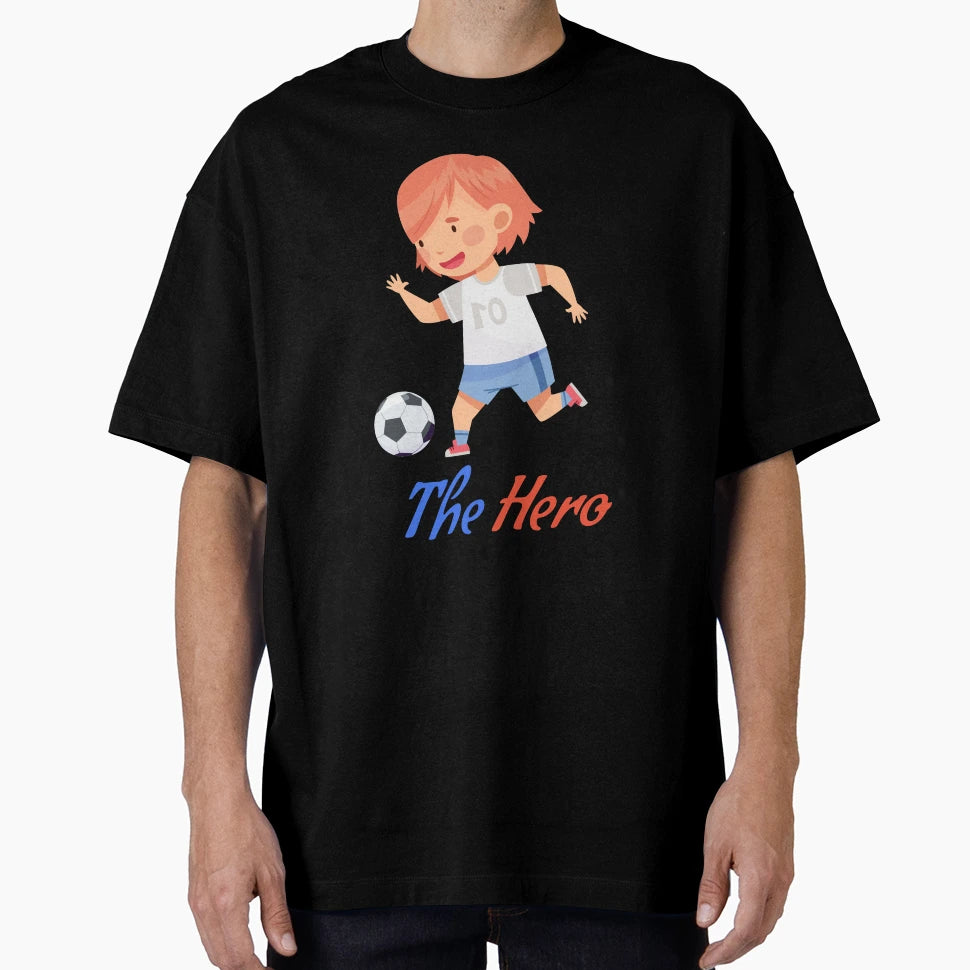 Hero Is Here T-Shirt - Aesthetic Graphic for Adults - T-Shirt, Sweatshirt, Hoodie