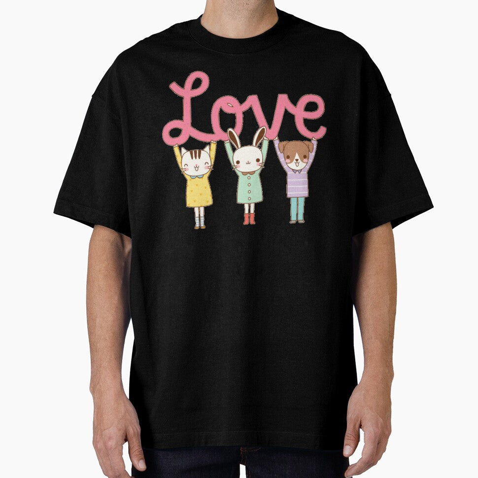 Love by kawaiistudio - Adult & Kids T-Shirts, Sweatshirts & Hoodies apparel design preview 1