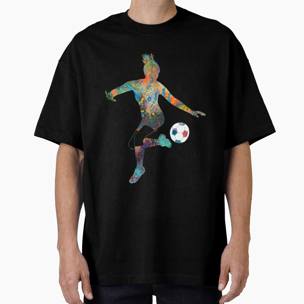 Female Soccer Player T-Shirt - Casual Everyday Wear Unisex - T-Shirt, Sweatshirt, Hoodie