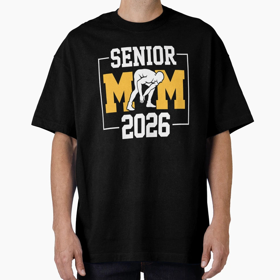 Senior Wrestling Mom 2026 Senior Mom T-Shirt - Novelty Apparel Men Women - T-Shirt, Sweatshirt, Hoodie
