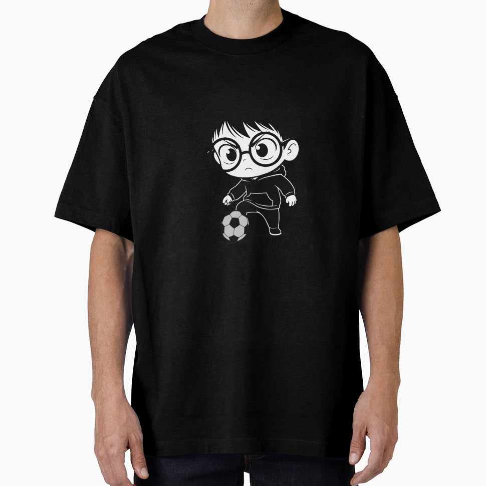 Football Sport Black White Hoodie - Minimalist Print for Adults - T-Shirt, Sweatshirt, Hoodie