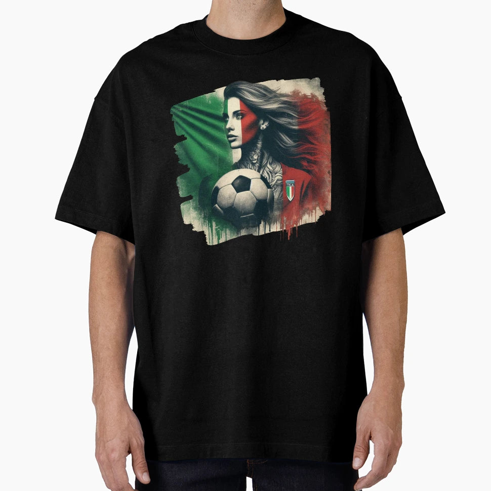 Italian Football Fan T-Shirt - Unique Graphic Men Women - T-Shirt, Sweatshirt, Hoodie