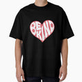 Be Kind Pink Heart Affirmation by tealborealis - Adult & Kids T-Shirts, Sweatshirts & Hoodies apparel design preview 1