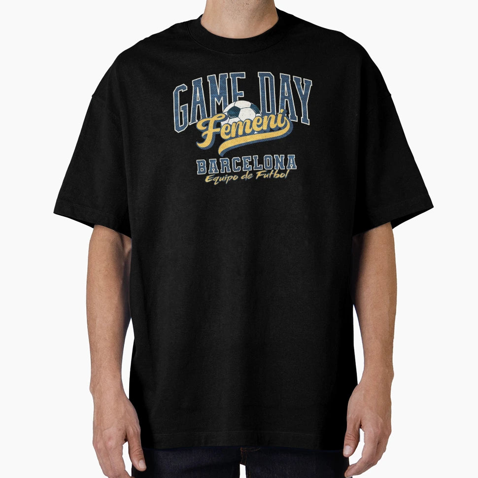 Barcelona Femeni Game Day College T-Shirt - Casual Everyday Wear Men Women - T-Shirt, Sweatshirt, Hoodie