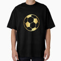 Gold Soccer Ball T-Shirt - Trendy Graphic Men Women - T-Shirt, Sweatshirt, Hoodie