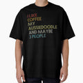 Aussiedoodle Dog Owner Coffee Lovers Quote Gift - Adult & Kids T-Shirts, Sweatshirts & Hoodies apparel design preview 1