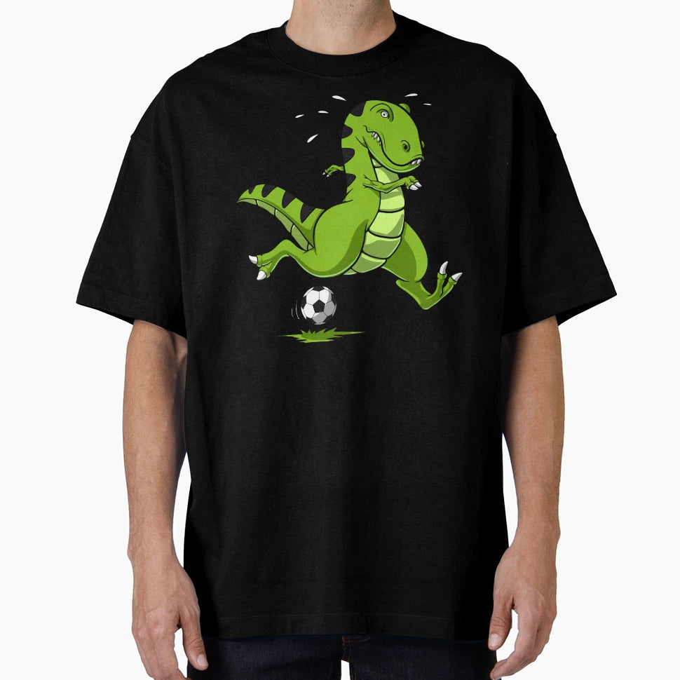 T Rex Dinosaur Soccer Player T-Shirt - Streetwear Style Men Women - T-Shirt, Sweatshirt, Hoodie