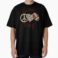 Game Day Peace Love Football T-Shirt - Unique Graphic Unisex - T-Shirt, Sweatshirt, Hoodie
