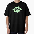 Minimalist comic statement featuring the word "WOW" - Adult & Kids T-Shirts, Sweatshirts & Hoodies apparel design preview 1