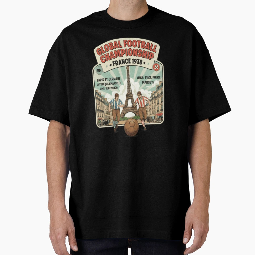 Global Football Championship France T-Shirt - Custom Art Print for Adults - T-Shirt, Sweatshirt, Hoodie