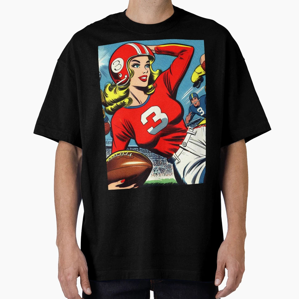 Football Comics T-Shirt - Casual Everyday Wear Unisex - T-Shirt, Sweatshirt, Hoodie