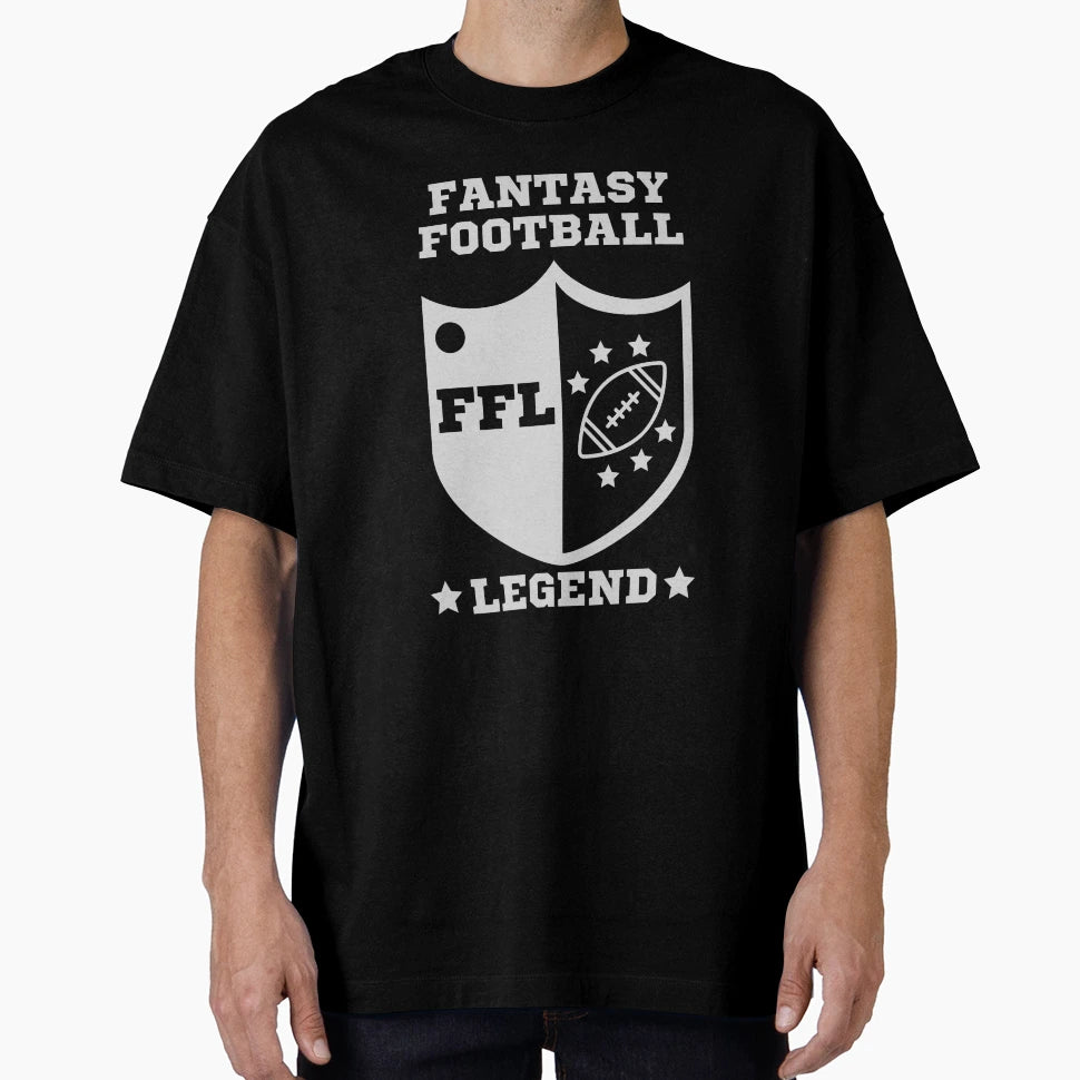 Fantasy Football Legend Gray T-Shirt - Streetwear Style Men Women - T-Shirt, Sweatshirt, Hoodie