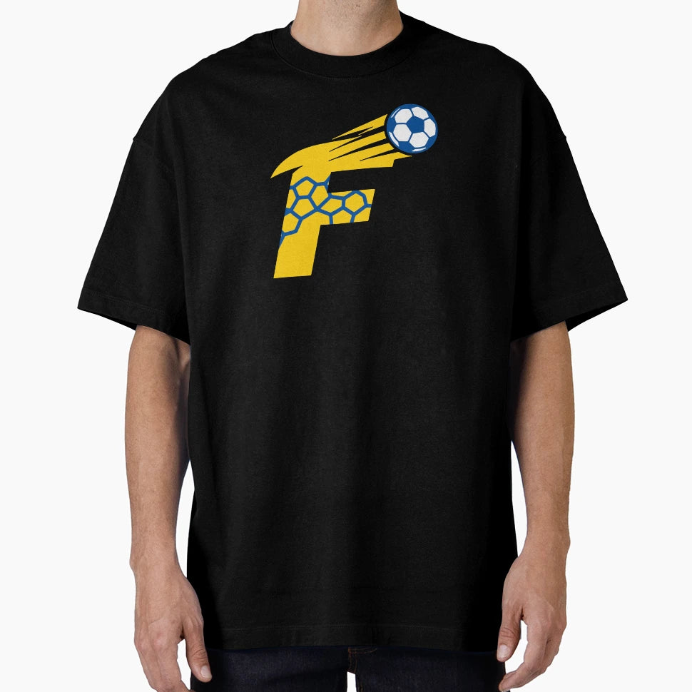 Forward Football Monogram F Striker T-Shirt - Novelty Apparel Unisex - T-Shirt, Sweatshirt, Hoodie
