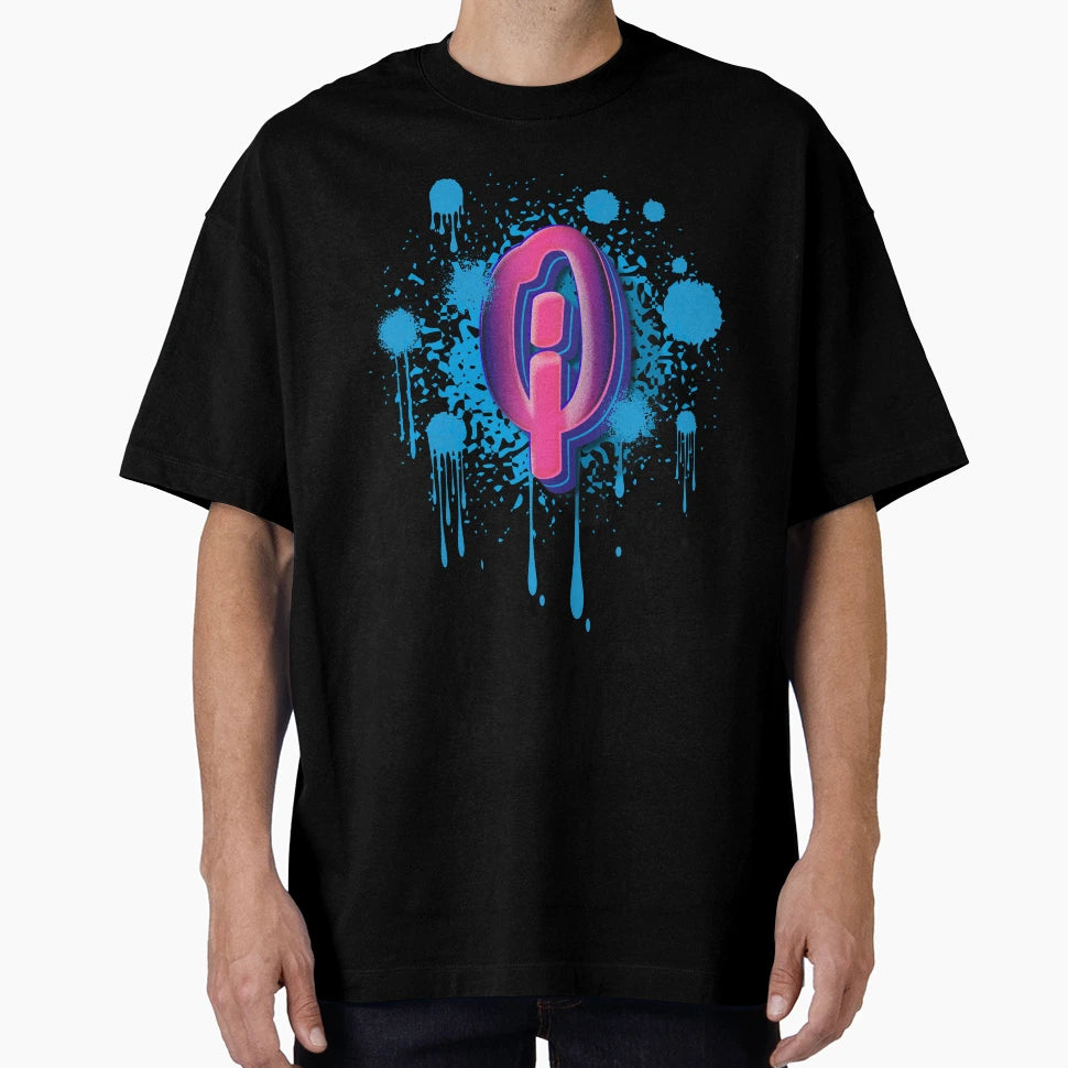 Q Graffiti Initial T-Shirt - Novelty Apparel Unisex - T-Shirt, Sweatshirt, Hoodie