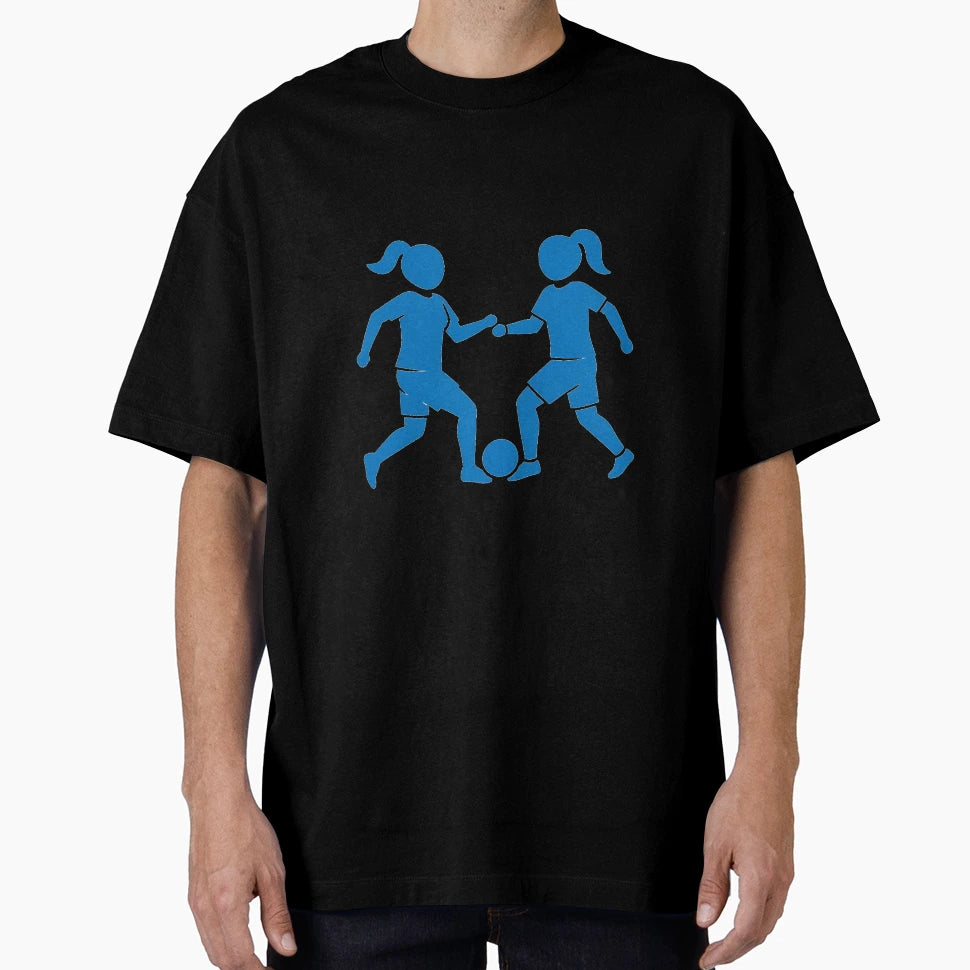 Soccer Silhouette Football Players T-Shirt - Minimalist Print Men Women - T-Shirt, Sweatshirt, Hoodie