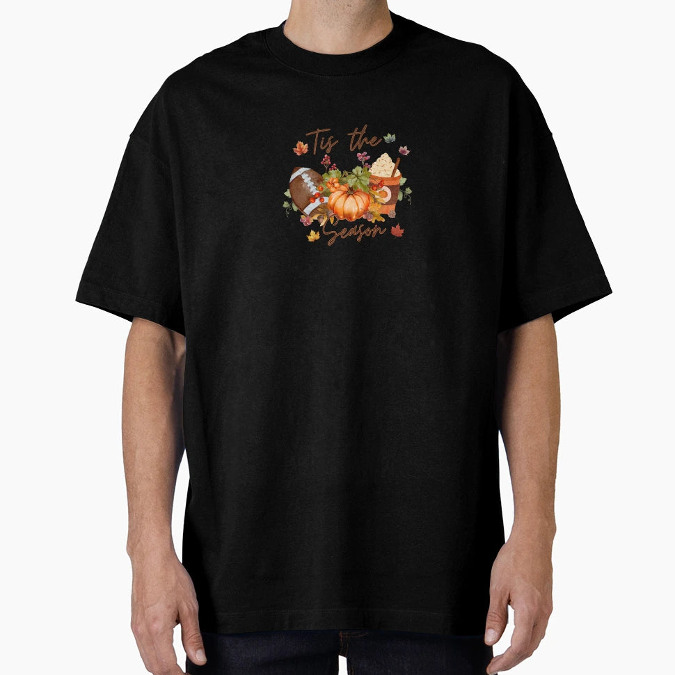 Tis Season Thanksgiving Pumpkin T-Shirt - Casual Everyday Wear for Adults - T-Shirt, Sweatshirt, Hoodie