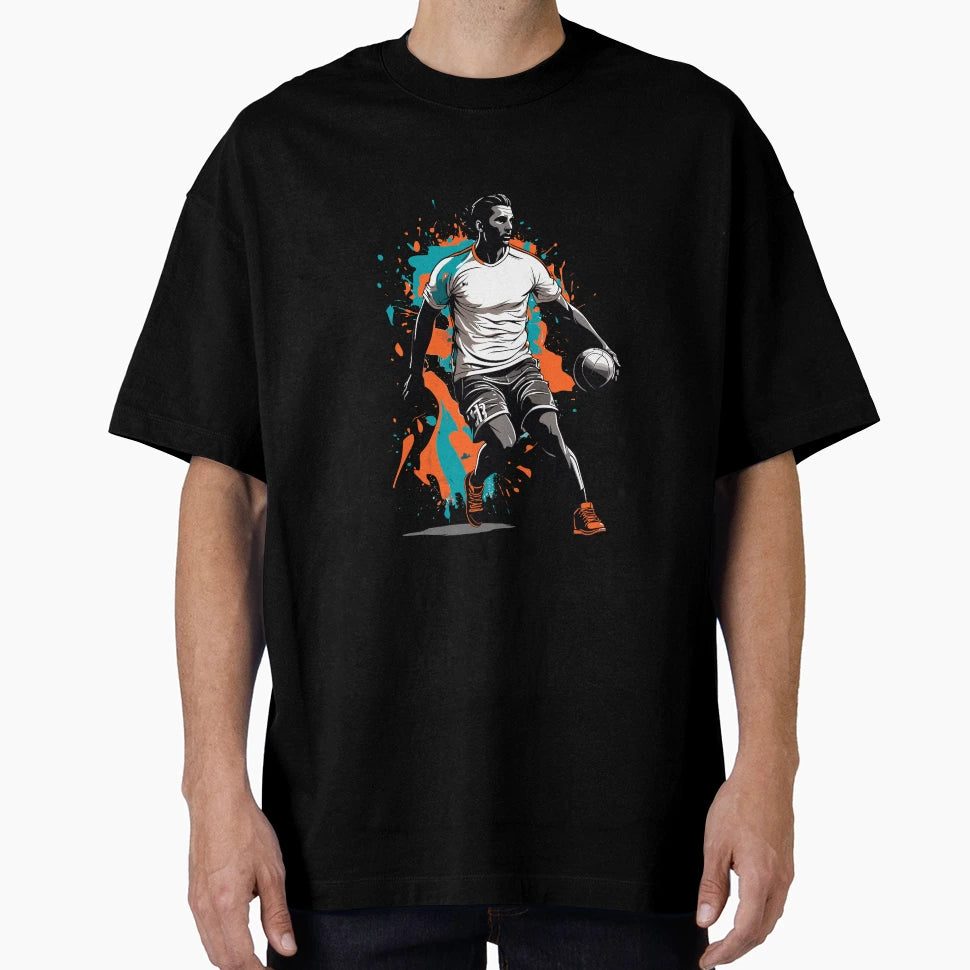 Handball Player Streetwear Iconic T-Shirt - Custom Art Print Men Women - T-Shirt, Sweatshirt, Hoodie
