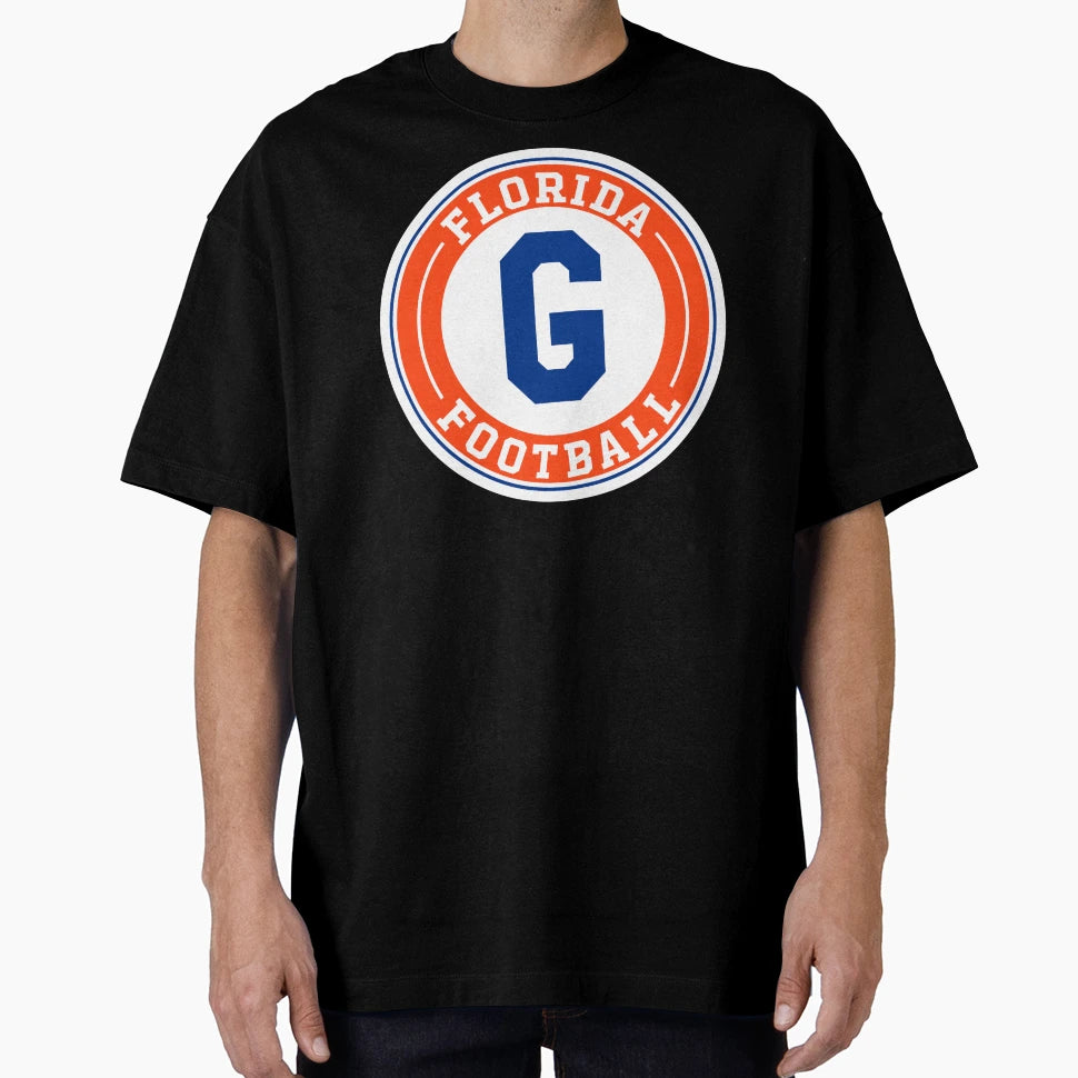 Florida Football Round Badge T-Shirt - Novelty Apparel Men Women - T-Shirt, Sweatshirt, Hoodie