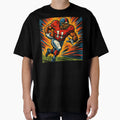 Football Player Comics Stylcartoone T-Shirt - Trendy Graphic Unisex - T-Shirt, Sweatshirt, Hoodie