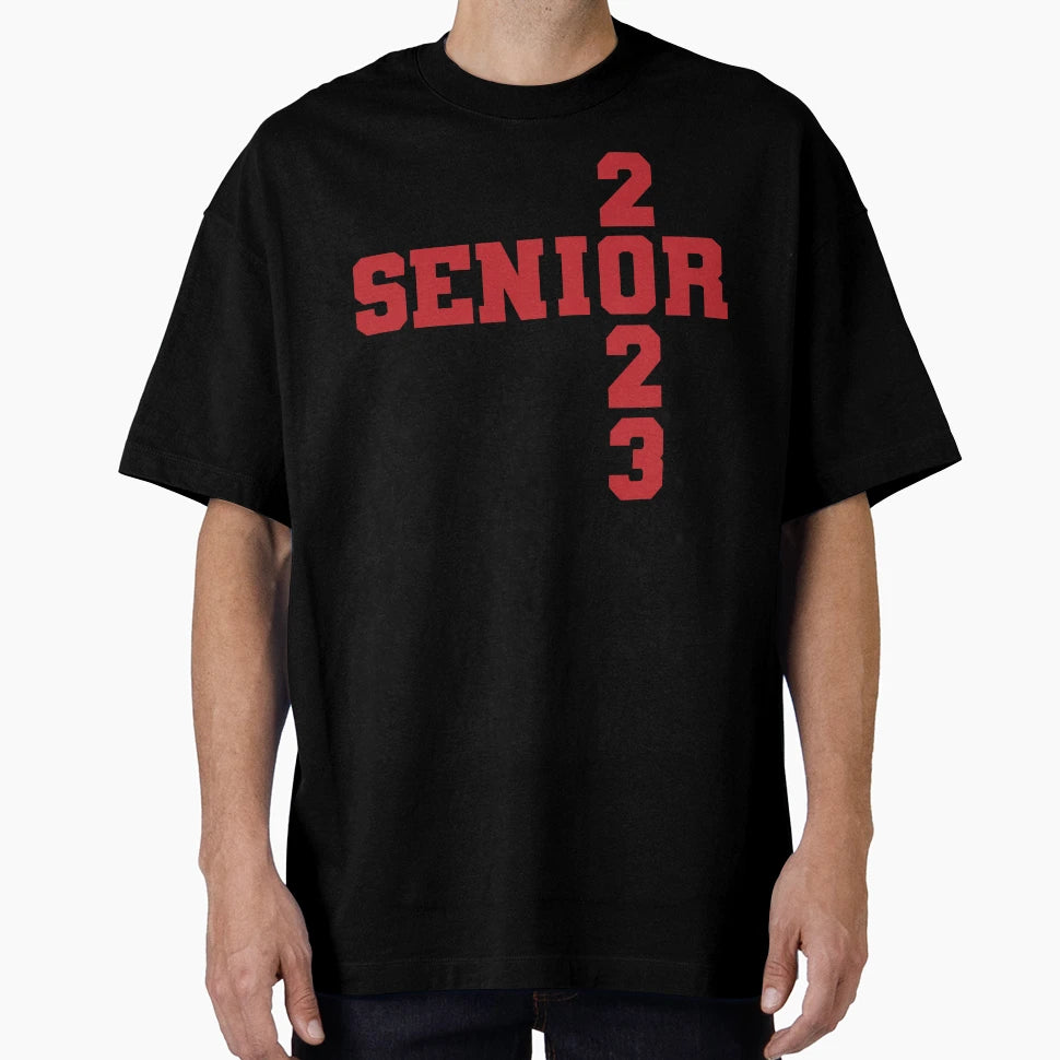 Seniors Class 2023 Graduation T-Shirt - Minimalist Print Men Women - T-Shirt, Sweatshirt, Hoodie