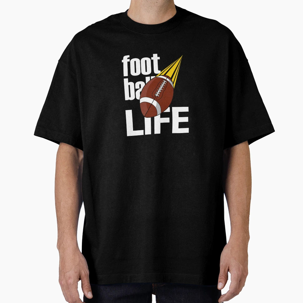 Football Life T-Shirt - Graphic Print Unisex - T-Shirt, Sweatshirt, Hoodie