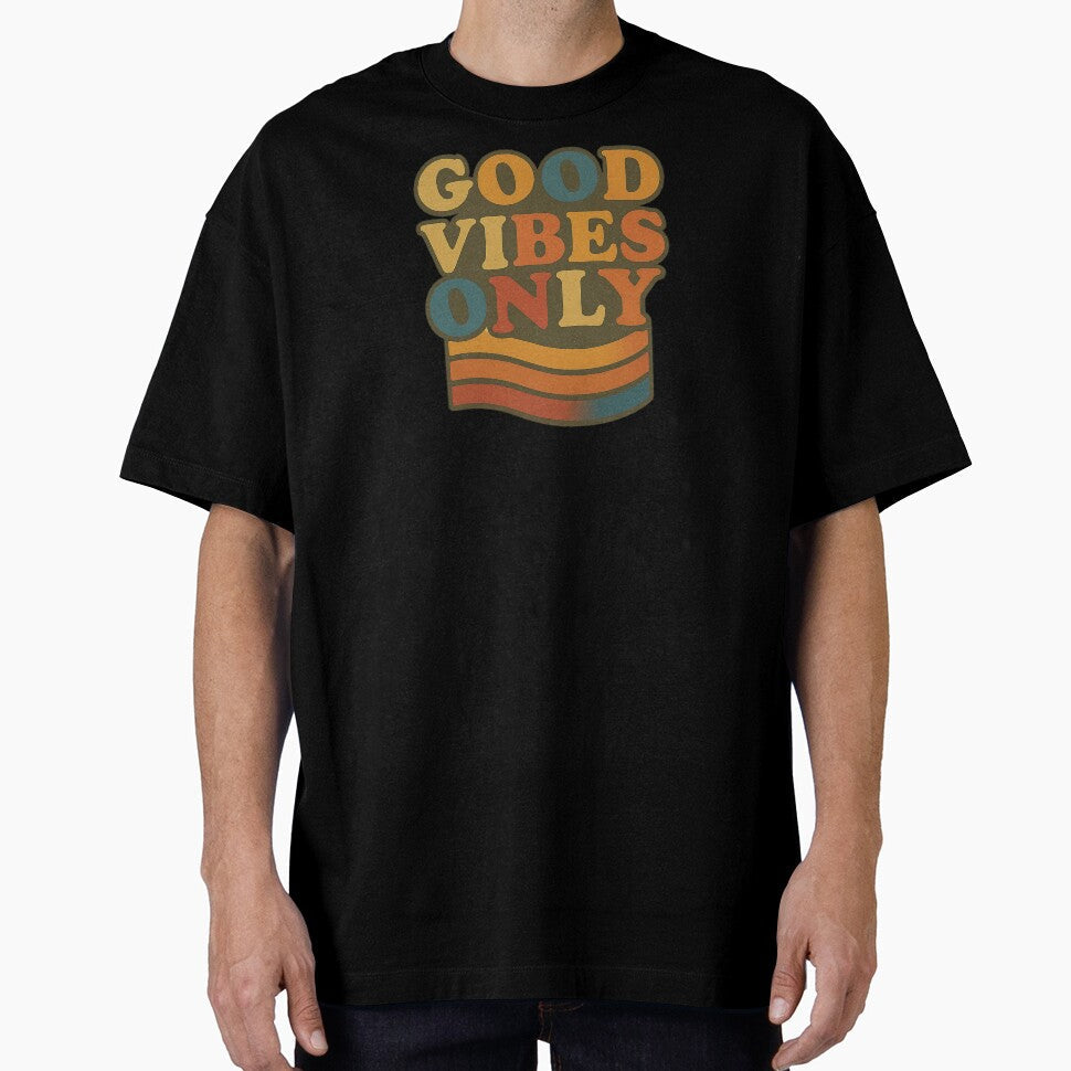 Good Vibes Only by Kru-arty - Adult & Kids T-Shirts, Sweatshirts & Hoodies apparel design preview 1