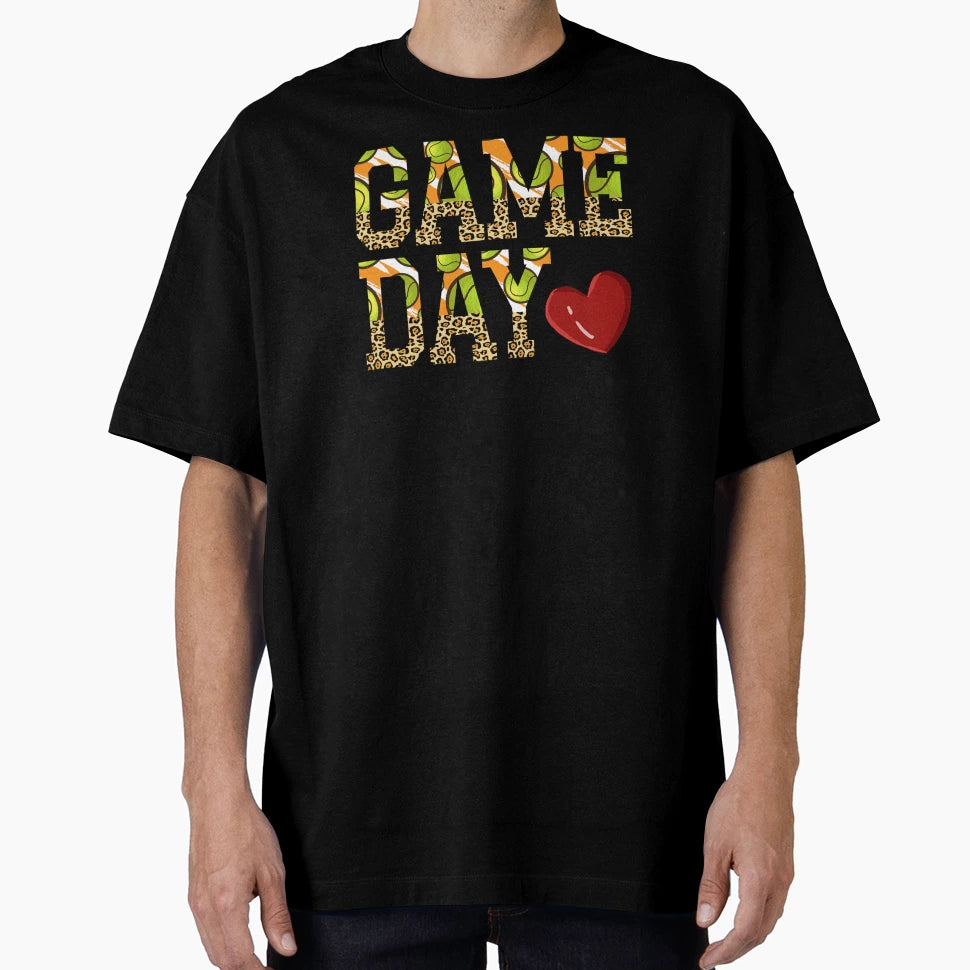 Game Day Fastpitch Softball Leopard Mom T-Shirt - Trendy Graphic for Adults - T-Shirt, Sweatshirt, Hoodie