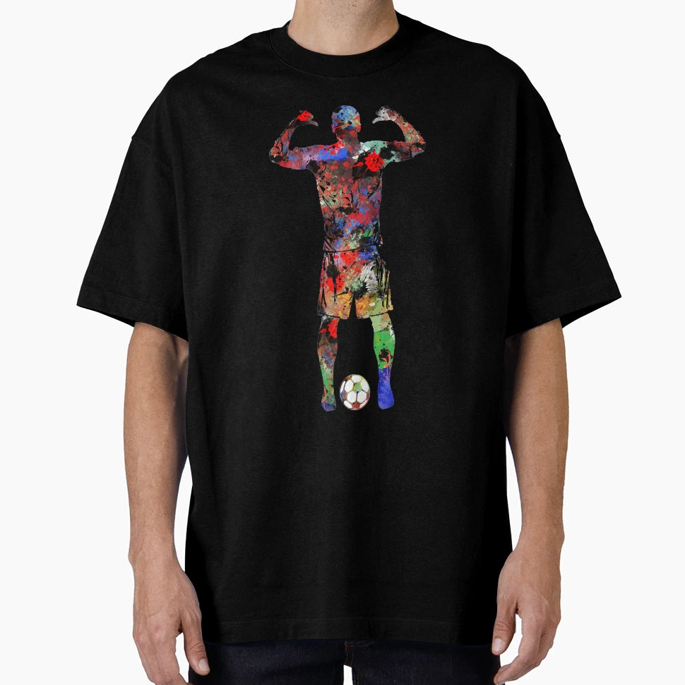 Football Player T-Shirt - Unique Graphic for Adults - T-Shirt, Sweatshirt, Hoodie