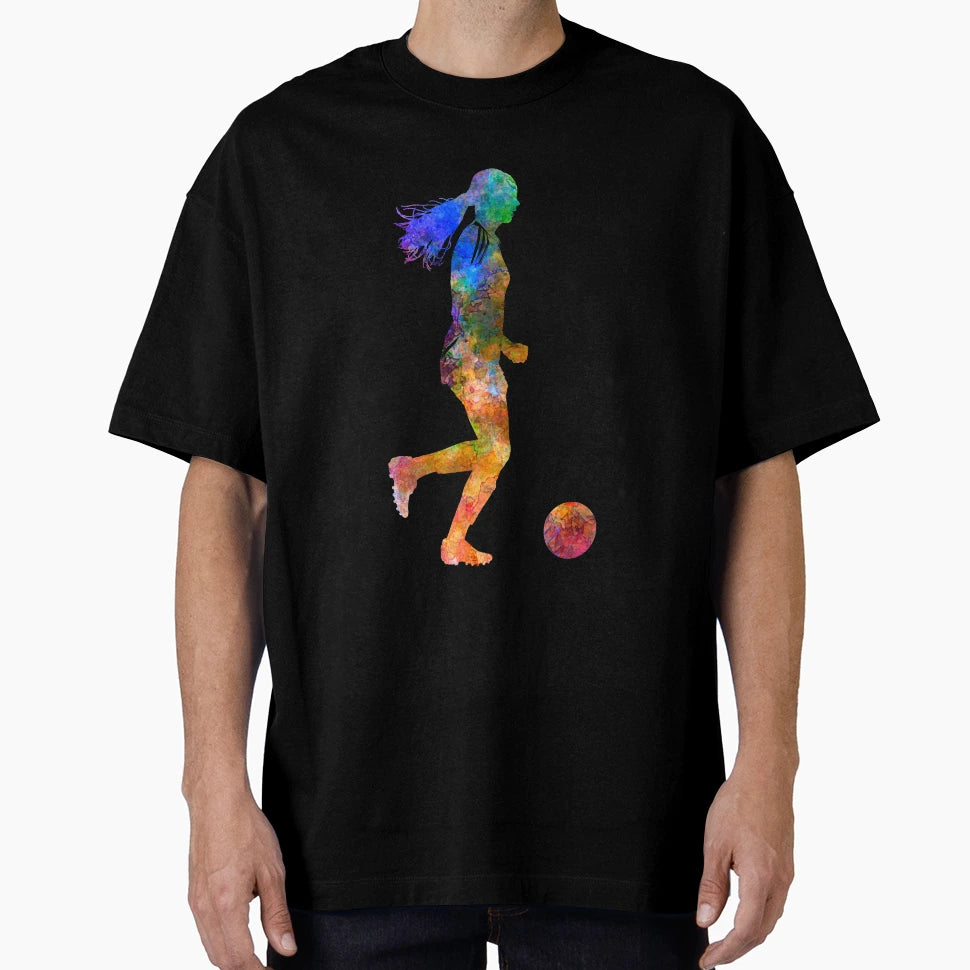 Playing Soccer Football Player T-Shirt - Graphic Print for Adults - T-Shirt, Sweatshirt, Hoodie